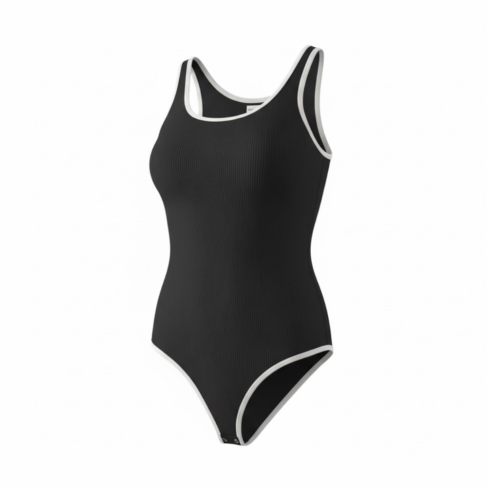 Karl Lagerfeld Black and White Bodysuit